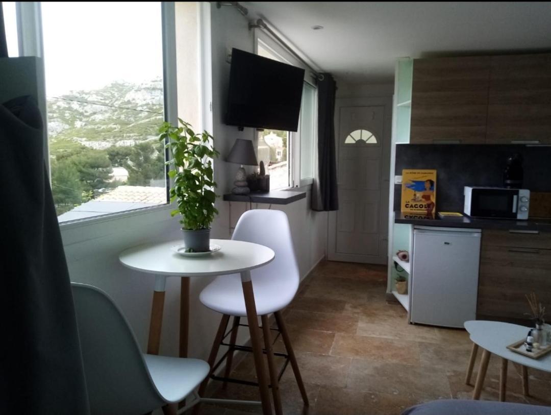 Studio D'Environ 20M2, Piscine, Vue Mer, Pour 2 Personnes Marseille Ngoại thất bức ảnh